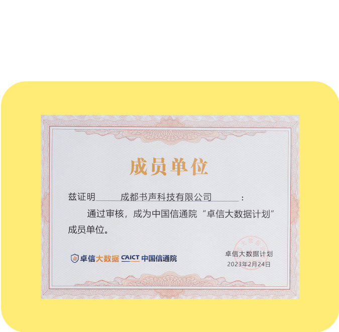 Member Unit of Zhuoxin Big Data Program